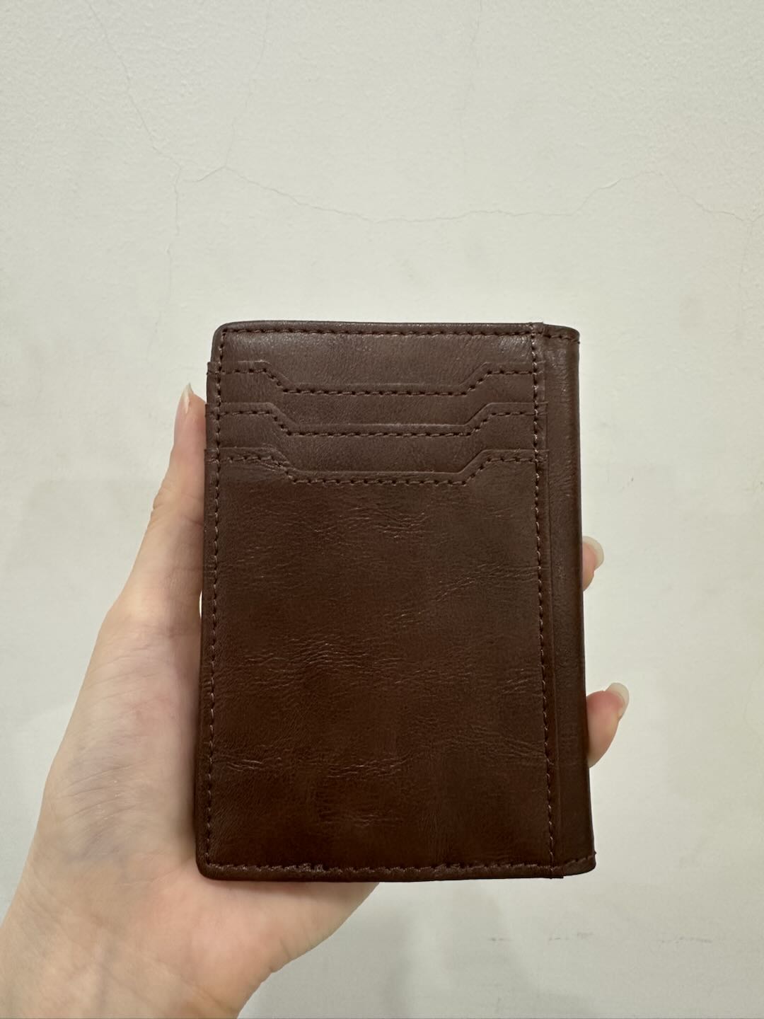 RFID Blocking Leather Wallet with Money Clip